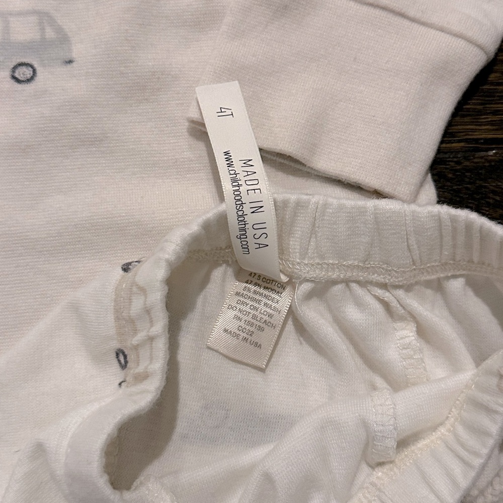 CHILDHOODS cars on natural - CC long sleeve and jogger set - Picture 14 of 16